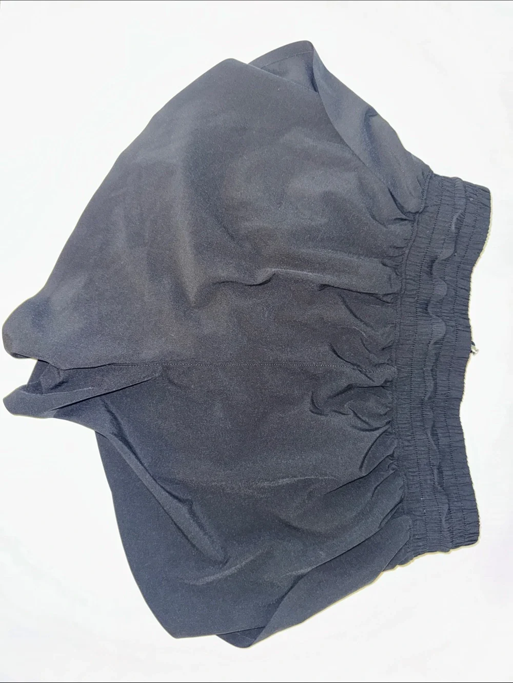 YPB ABERCROMBIE WOMENS BLACK RUNNING SHORTS SIZE MEDIUM NWOT